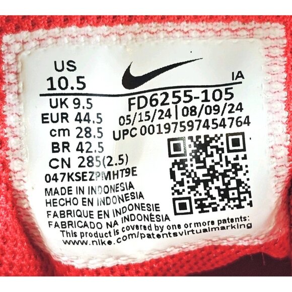 Nike Alpha Huarache Elite 4 Low MCS Baseball Cleats Red FD6255-105 - Men\'s 10.5 main image 8